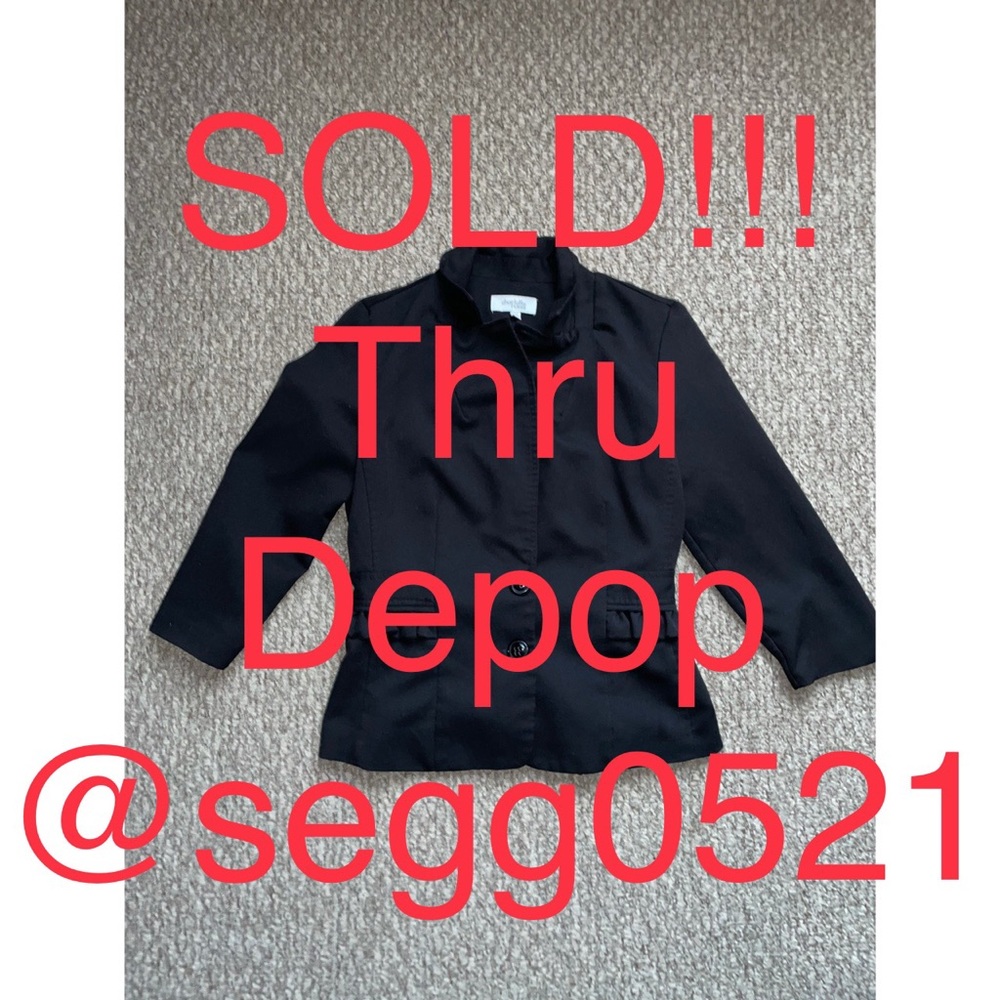 Charlotte Russe Black Blazer Suit Jacket